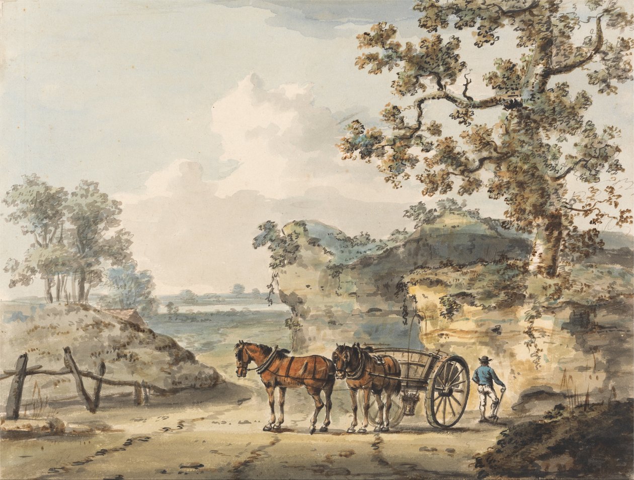 Piaskownica autorstwa Paul Sandby