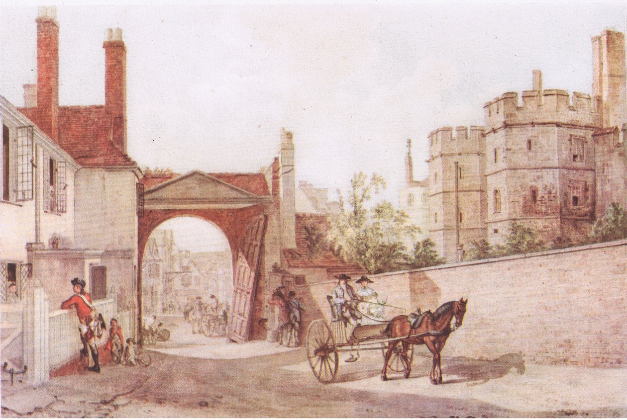 Scena w Windsorze ok. 1760 autorstwa Paul Sandby