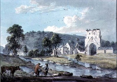 Hubberston Priory: w pobliżu Milford Haven autorstwa Paul Sandby