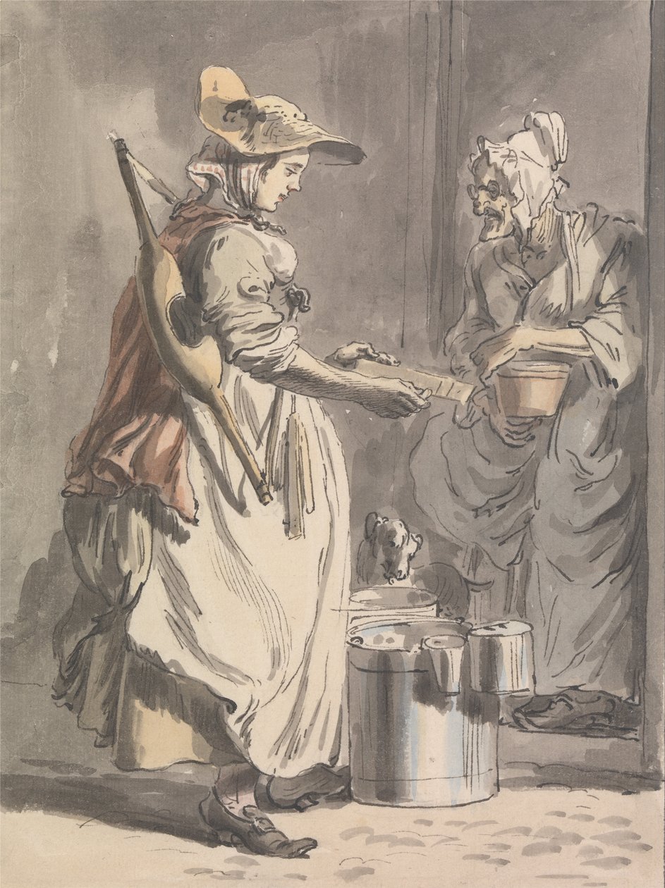 London Cries - Dojarka autorstwa Paul Sandby