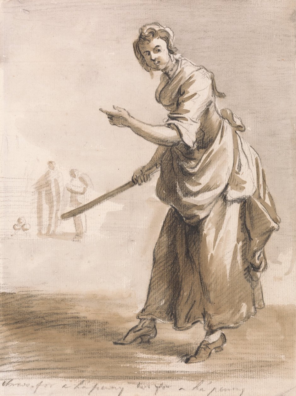 London Cries- Rzuty na apenię Have You a Hapenny autorstwa Paul Sandby