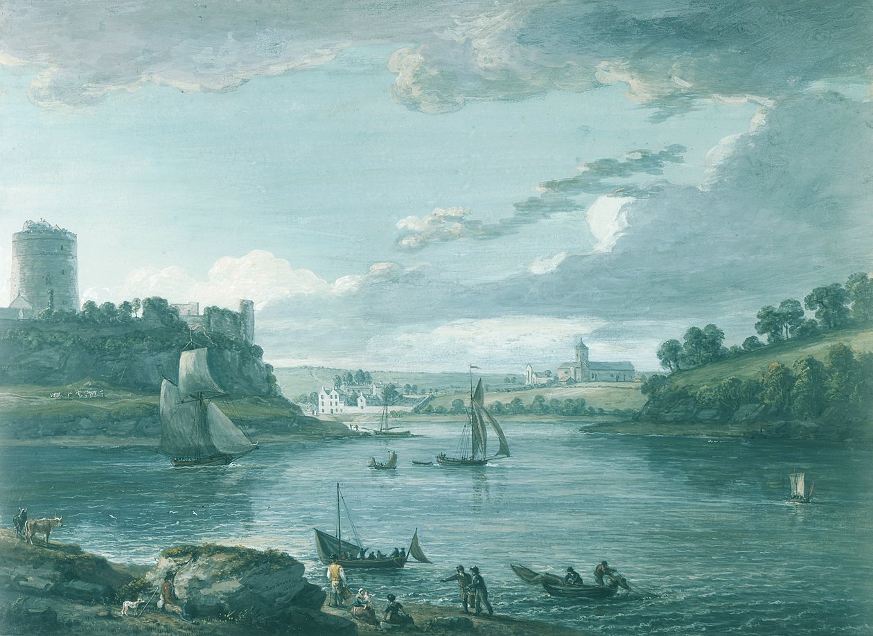 Zamek Pembroke autorstwa Paul Sandby