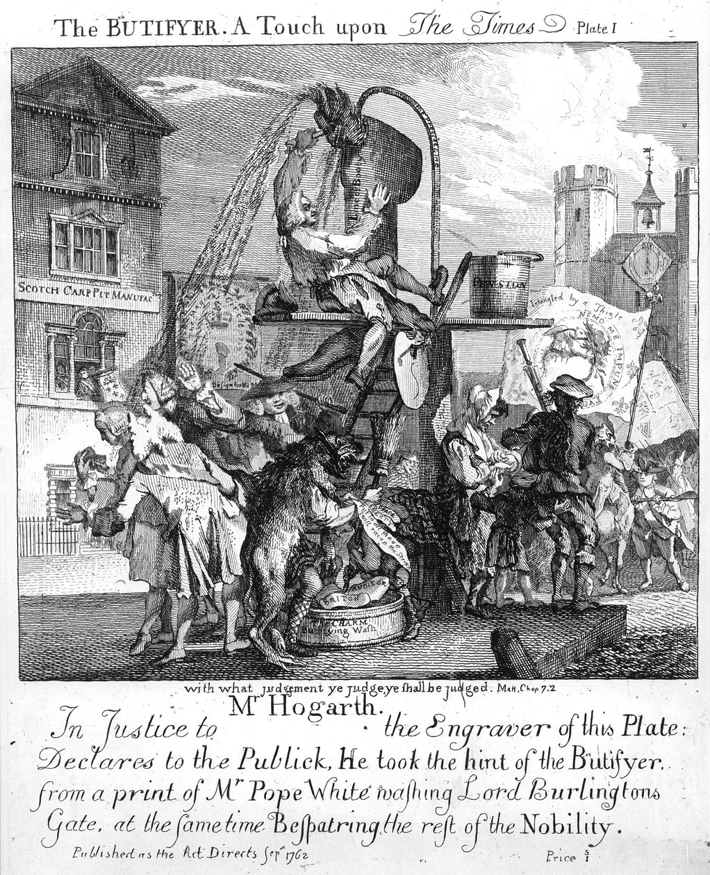 The Butifyer, A Touch upon the Times, 1762 autorstwa Paul Sandby