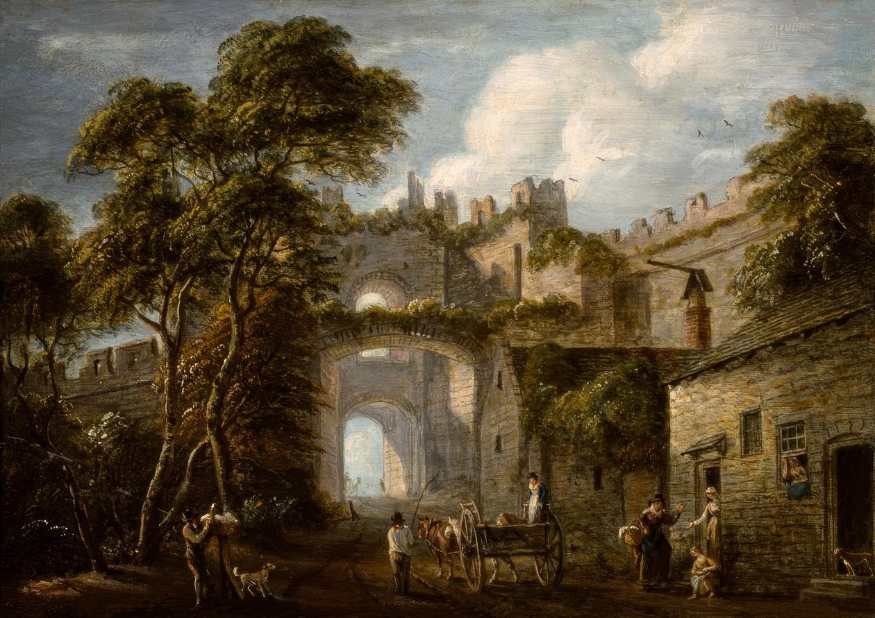 „Górna Brama, Conway” autorstwa Paul Sandby