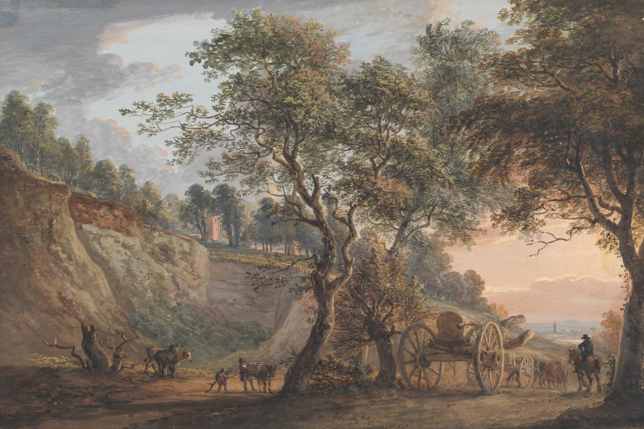 Zobacz w Charlton, Kent autorstwa Paul Sandby