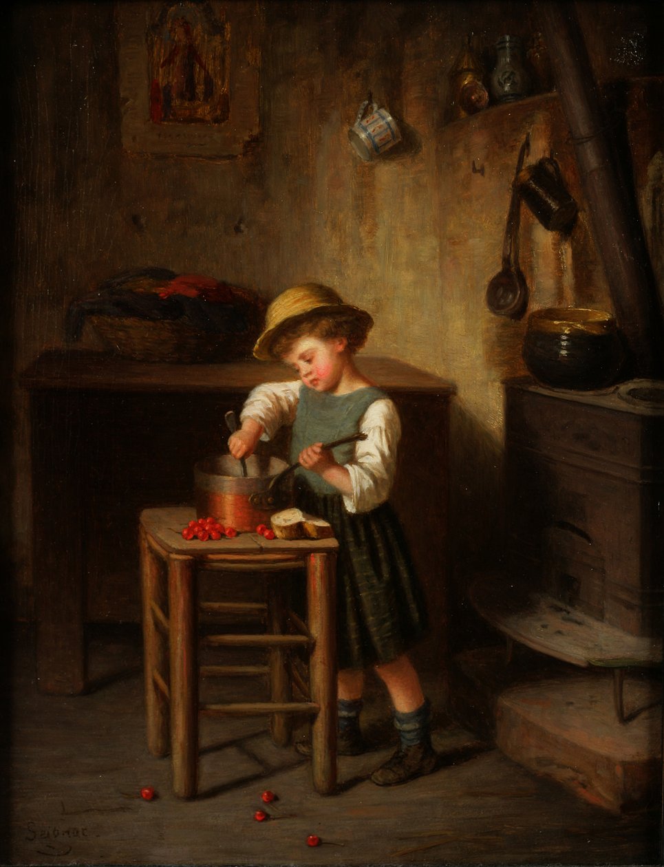 Młody kucharz autorstwa Paul Seignac
