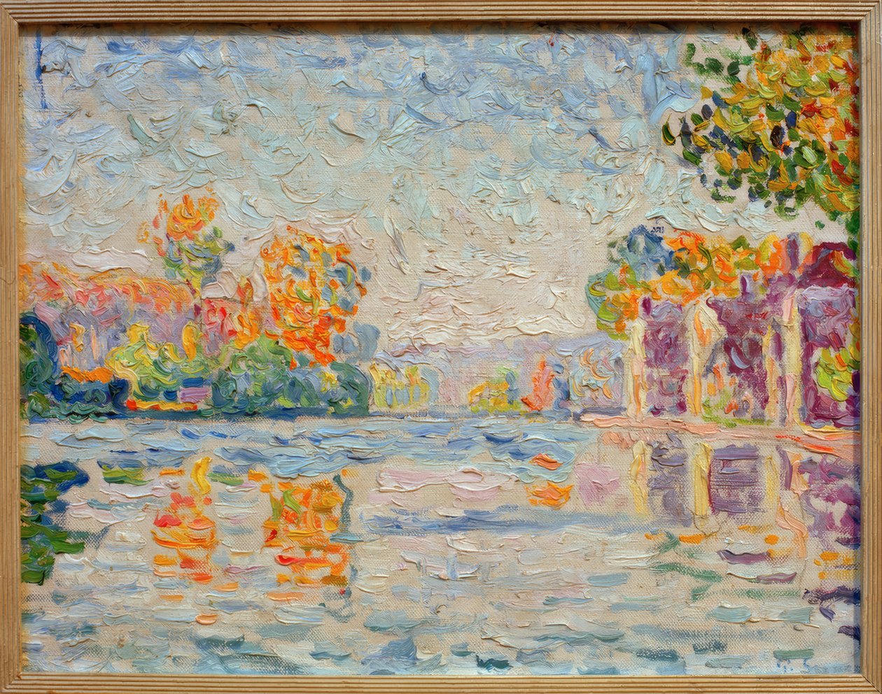 Sekwana w Samois autorstwa Paul Signac