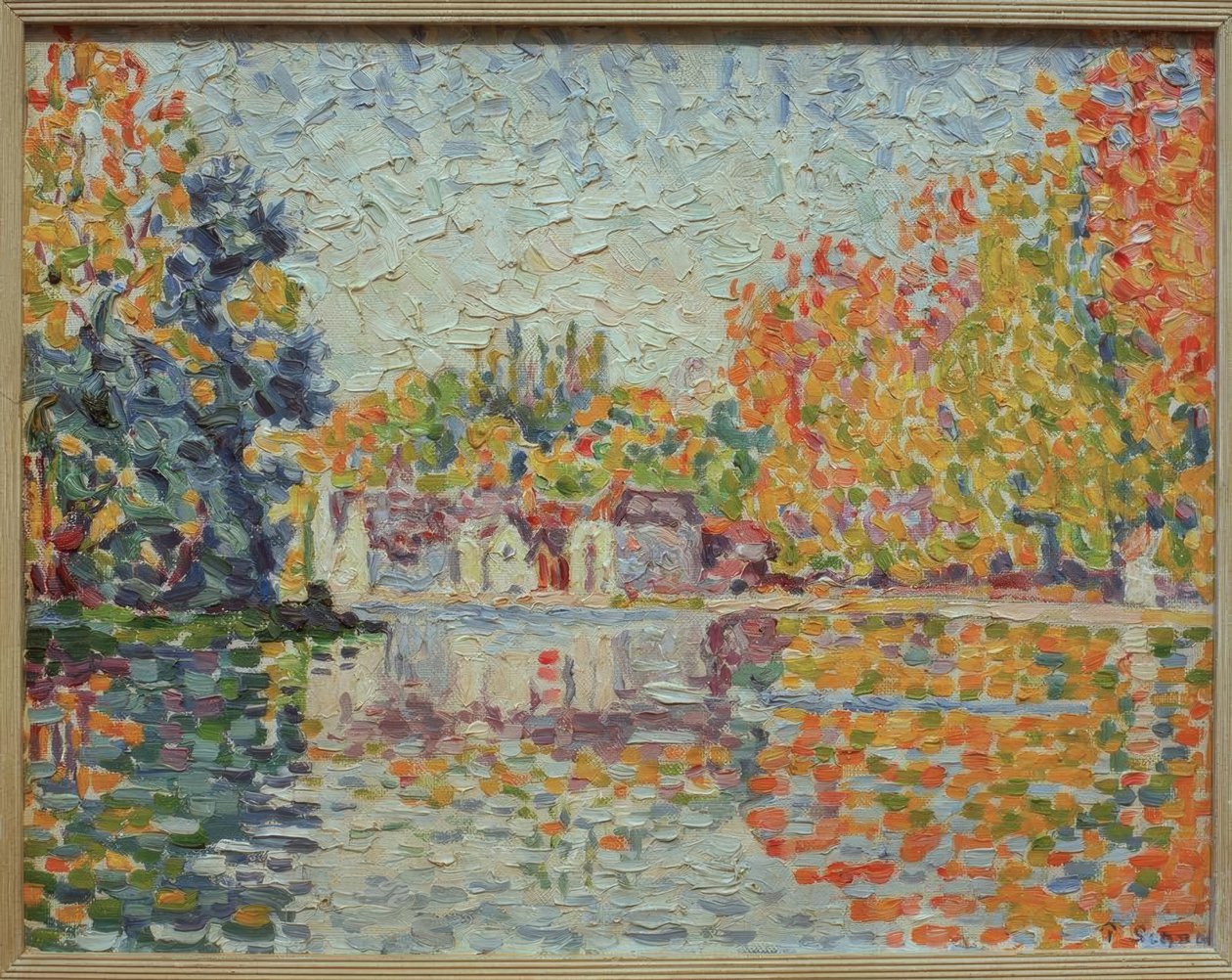 Sekwana w Samois autorstwa Paul Signac