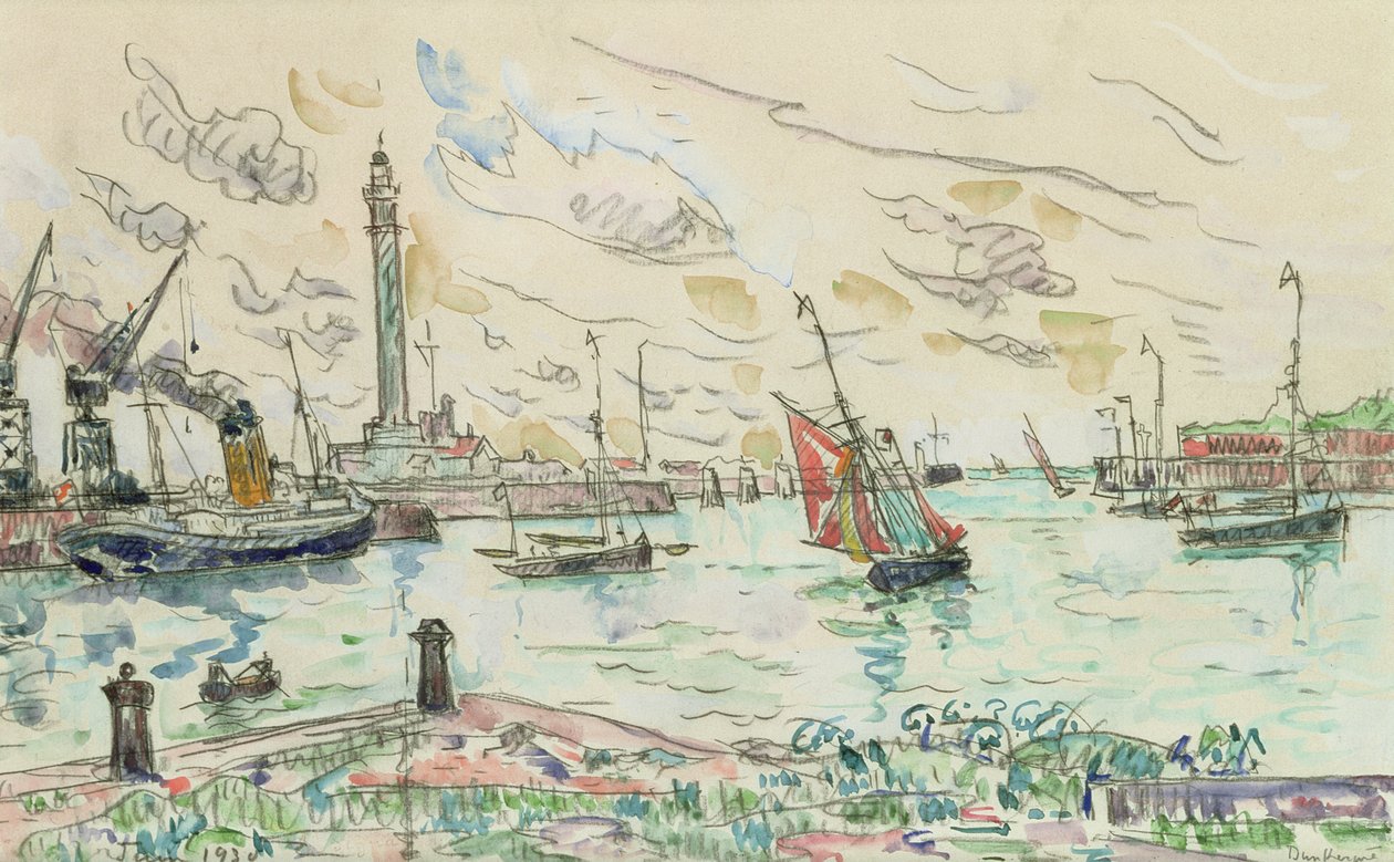 Дункерк, 1930 он autorstwa Paul Signac