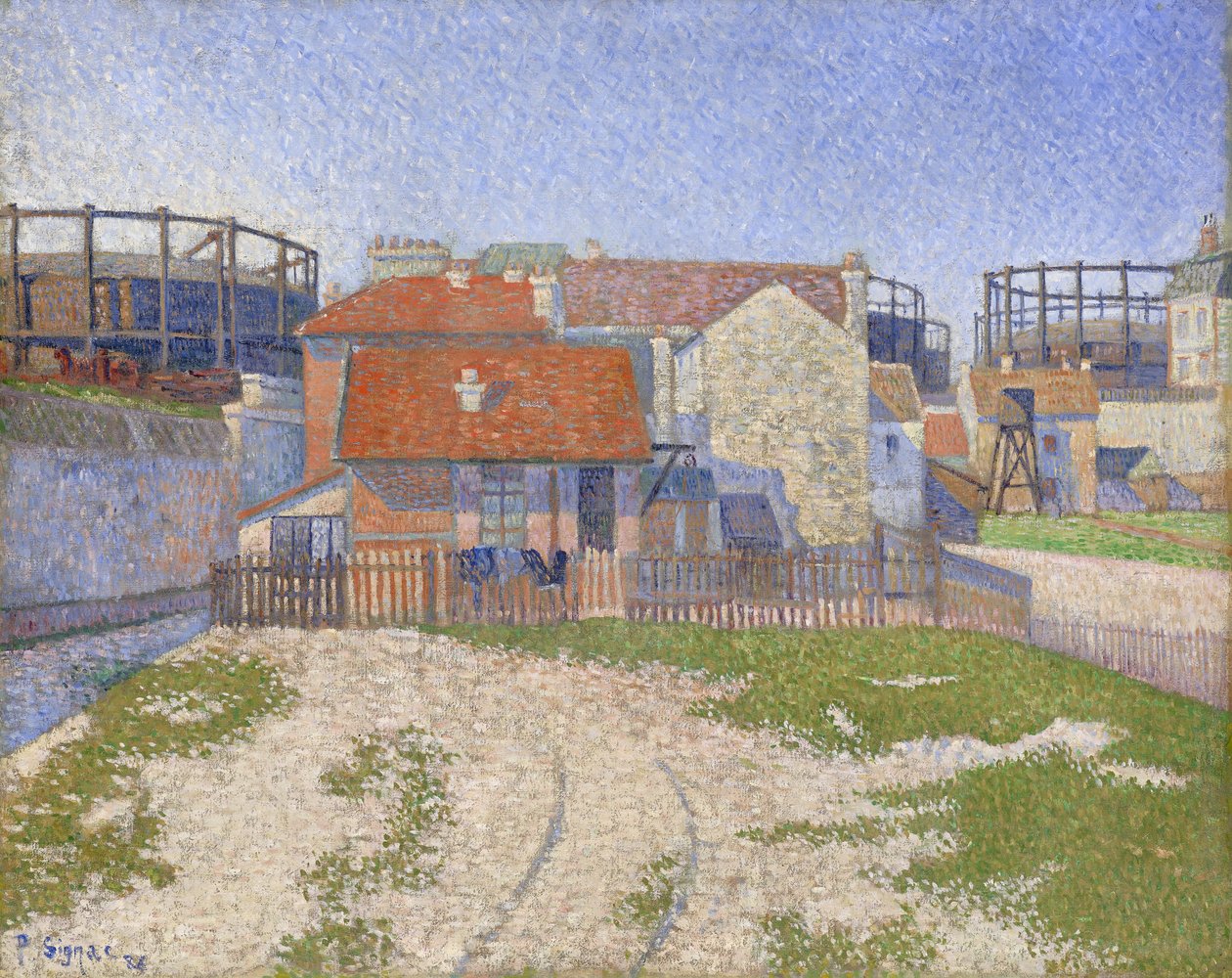 Gazometry w Clichy autorstwa Paul Signac