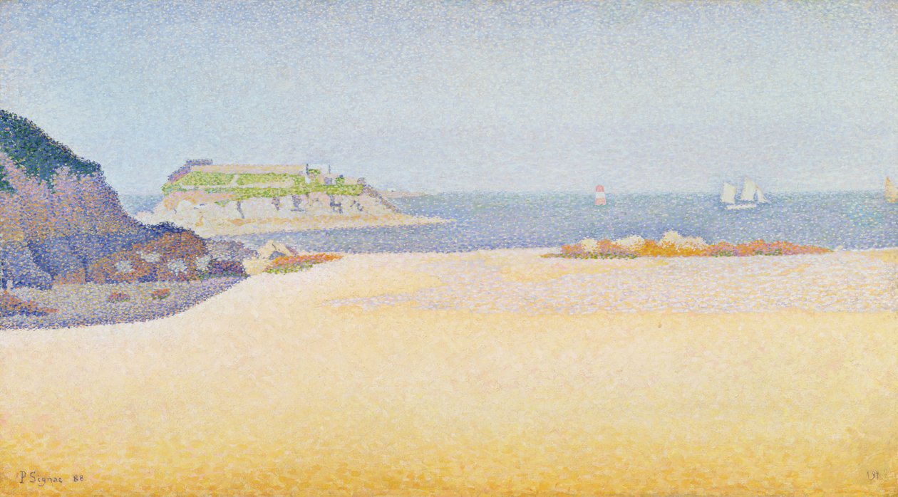 Ile la Comtesse, Pontrieux, 1888 r. autorstwa Paul Signac