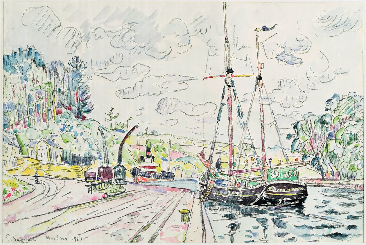 Morlaix, 1927 autorstwa Paul Signac