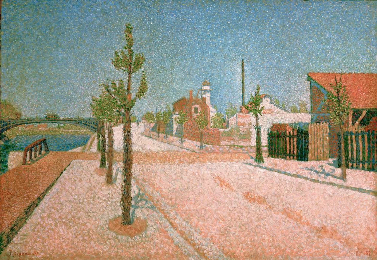 Quai de Clichy autorstwa Paul Signac