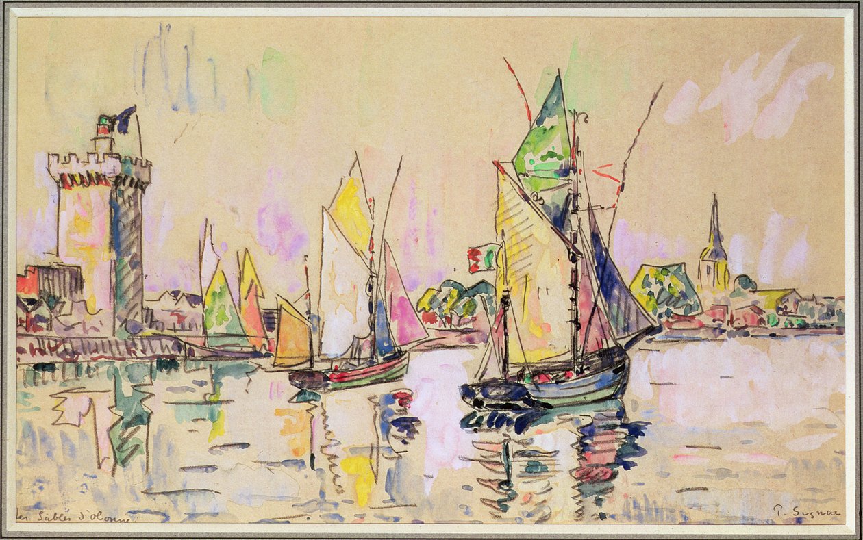 Żaglówki w Les Sables-d