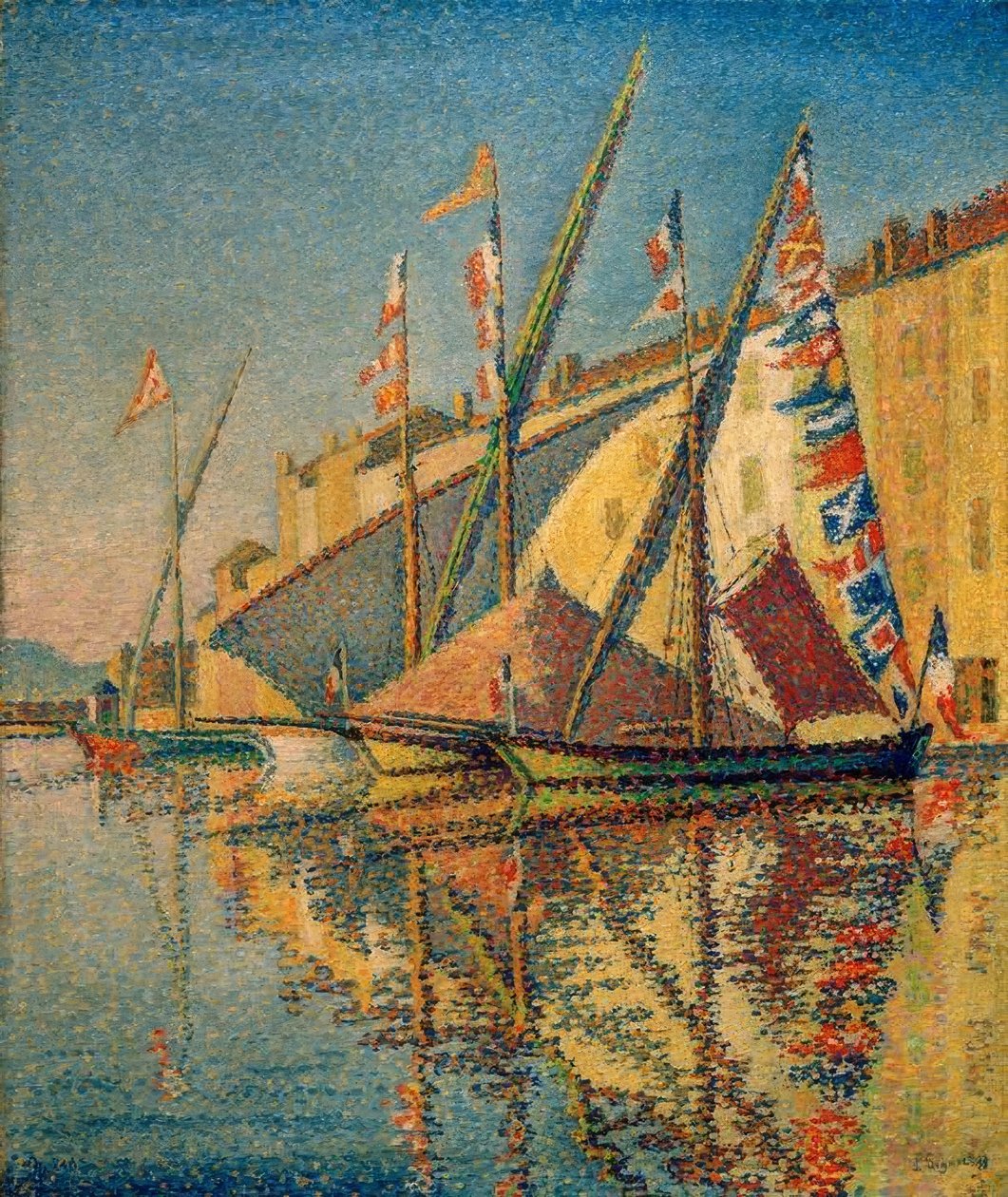 Oflagowane tartany autorstwa Paul Signac