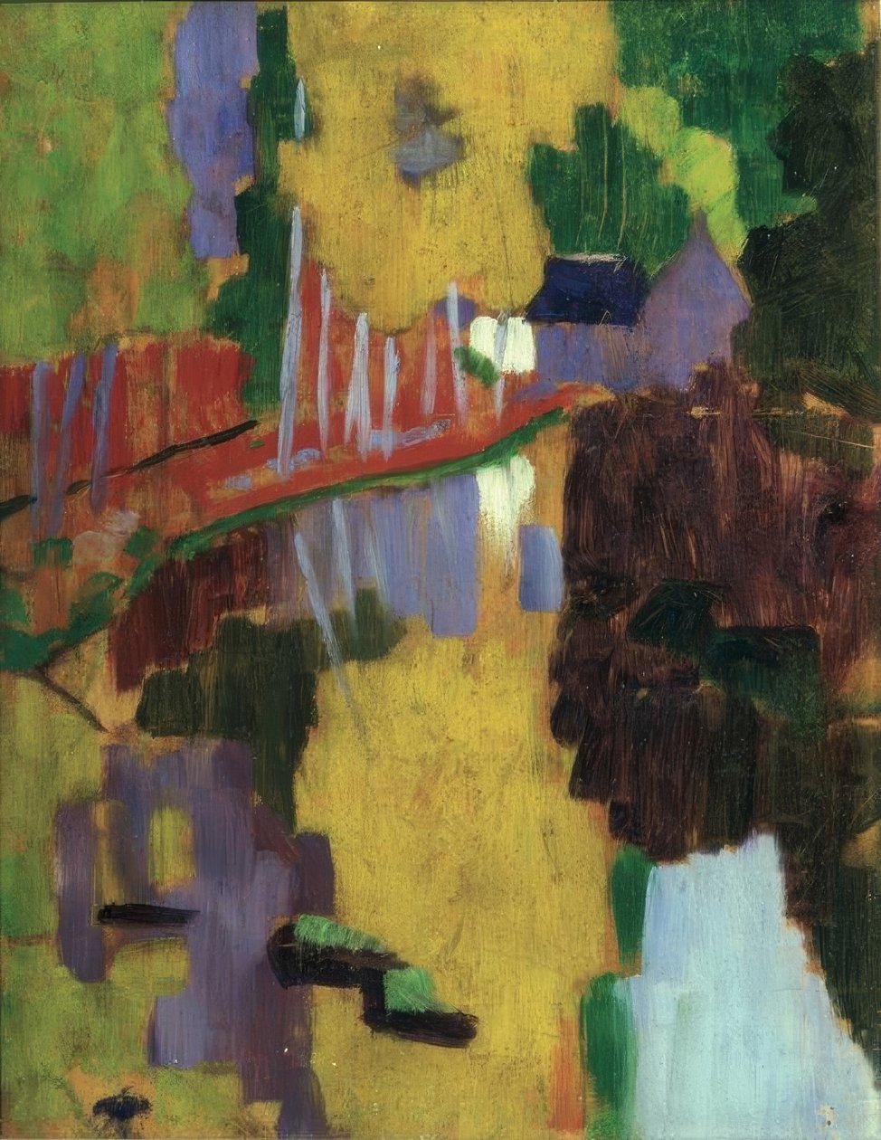 Talizman / 1888. Künstler: PAUL SERUSIER. Muzeum: SZCZEGÓLNA KOLEKCJA PARIS FRANCE autorstwa Paul Sérusier