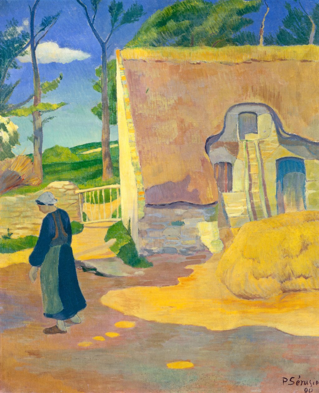 Dom wiejski w Le Pouldu autorstwa Paul Sérusier