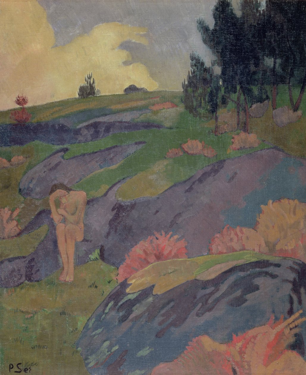 Melancholia, czyli Wigilia bretońska, ok. 1890 r. autorstwa Paul Sérusier