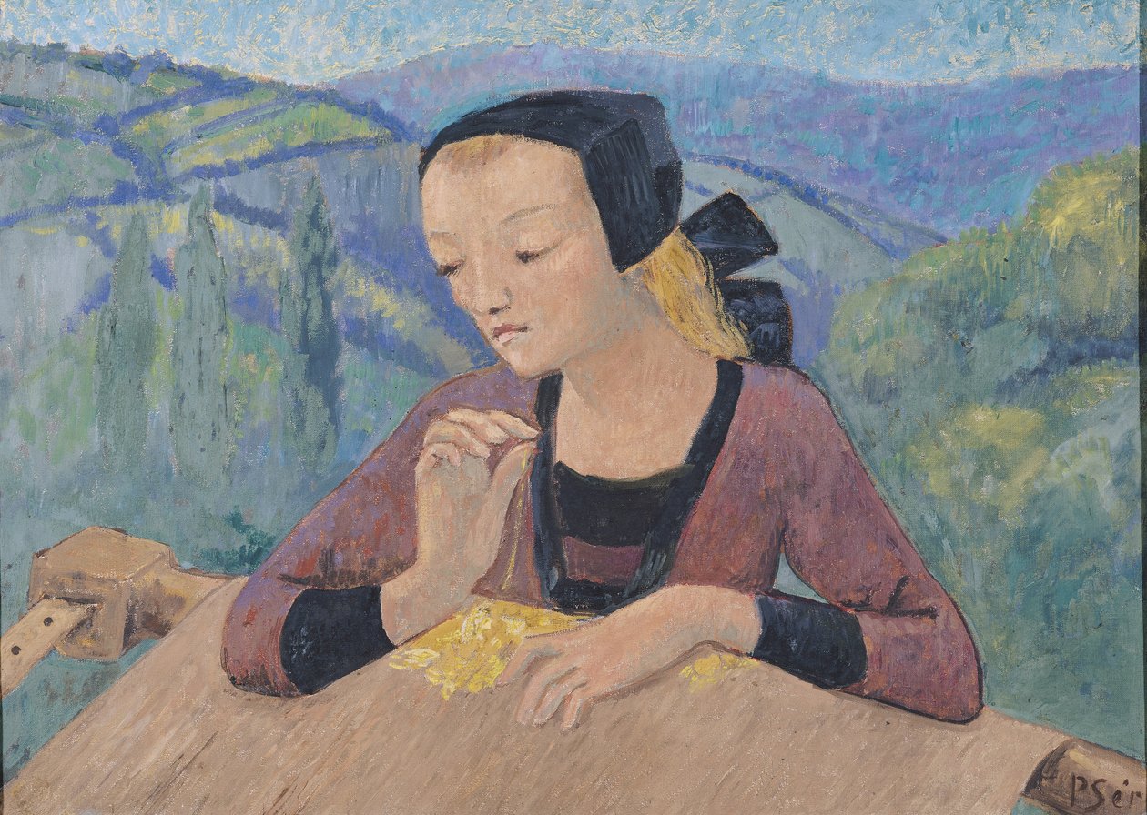 Haftująca autorstwa Paul Sérusier