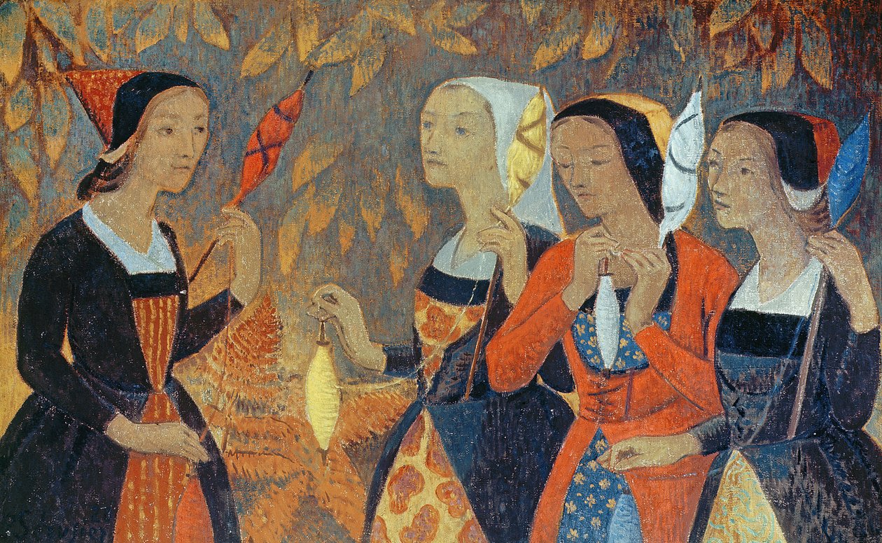 Prządki autorstwa Paul Sérusier