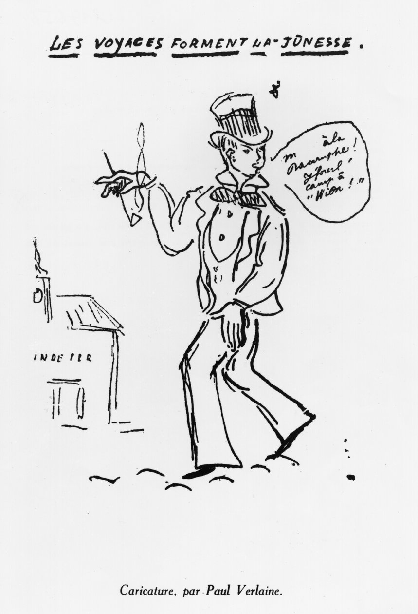 „Podróże z młodości”, Arthur Rimbaud (1854-91) autorstwa Paul Verlaine