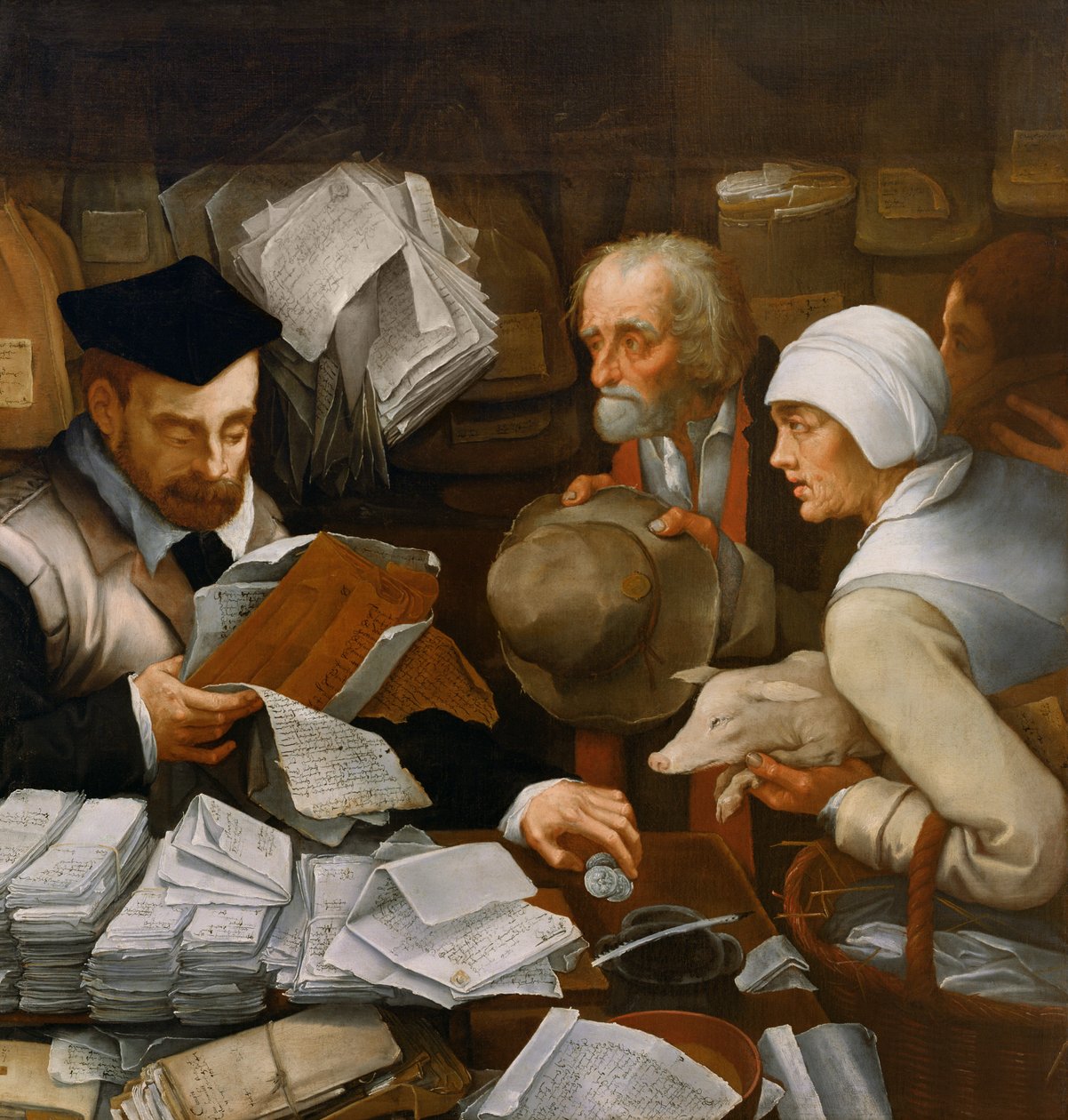 Poborca podatkowy, 1543 autorstwa Paul De Vos