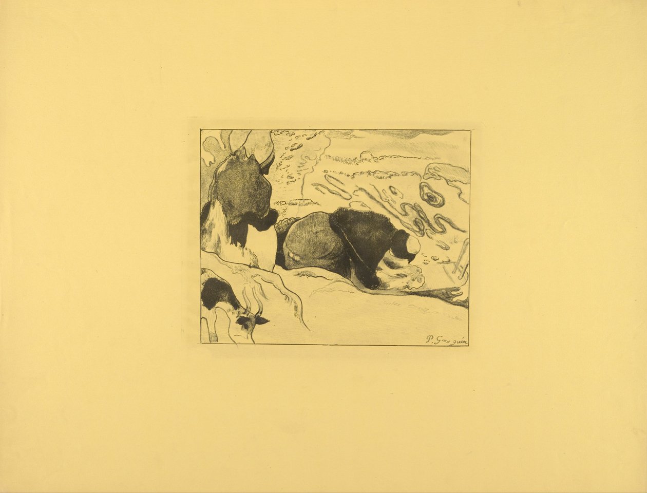 Praczki autorstwa Paul Gauguin