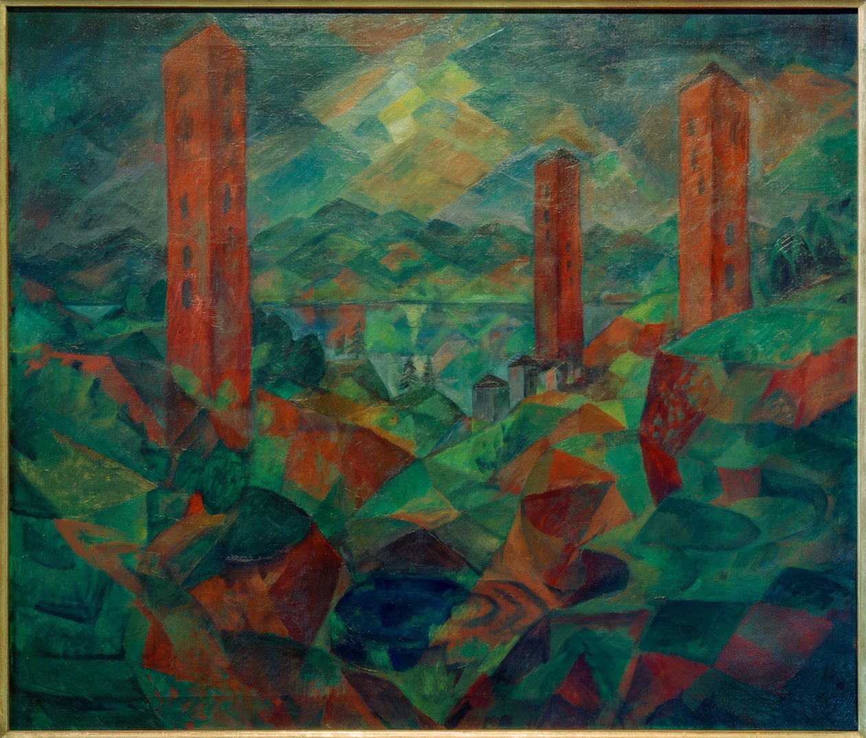 Czerwone wieże autorstwa Paul Adolf Seehaus