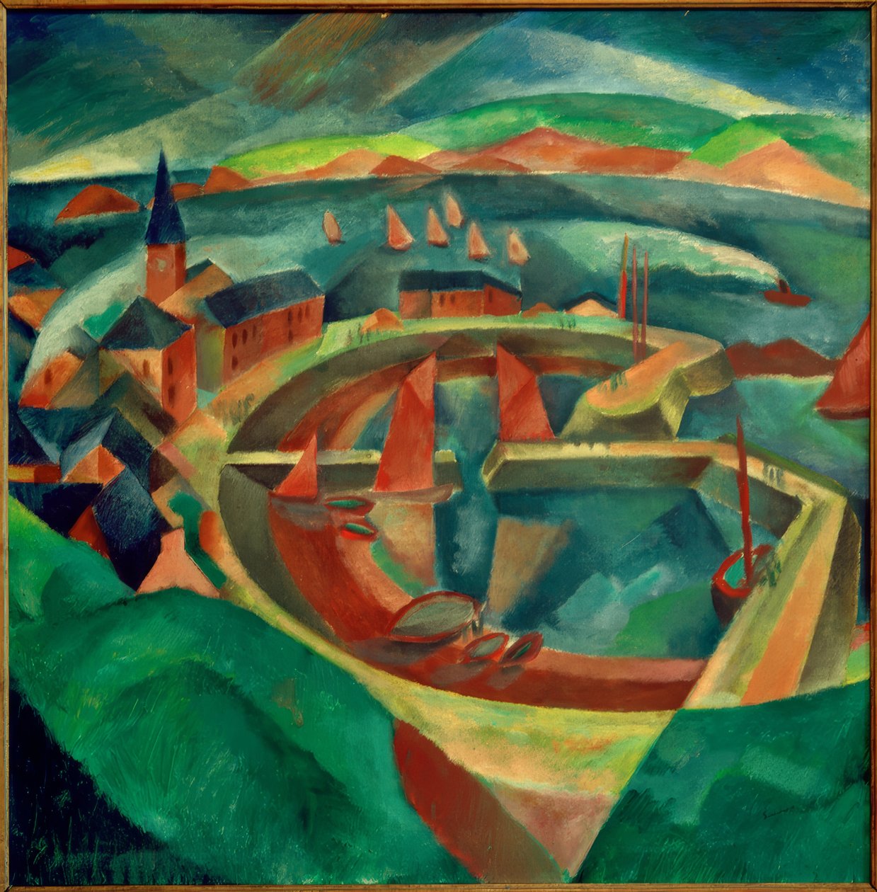 Port autorstwa Paul Adolf Seehaus