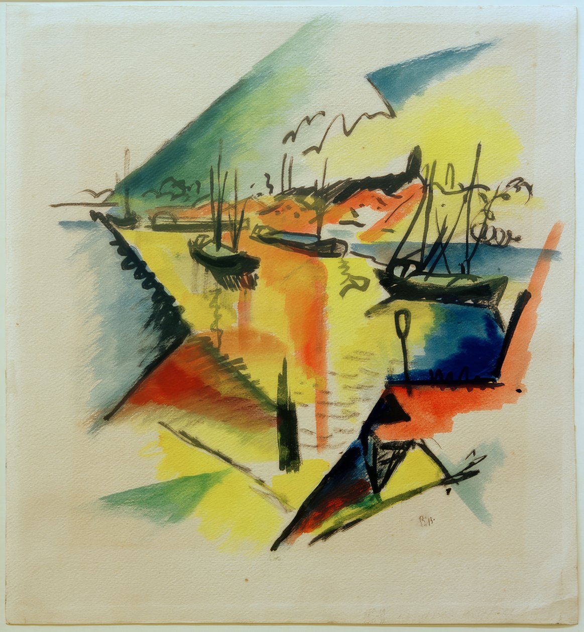 Rheinischer Industriehafen autorstwa Paul Adolf Seehaus