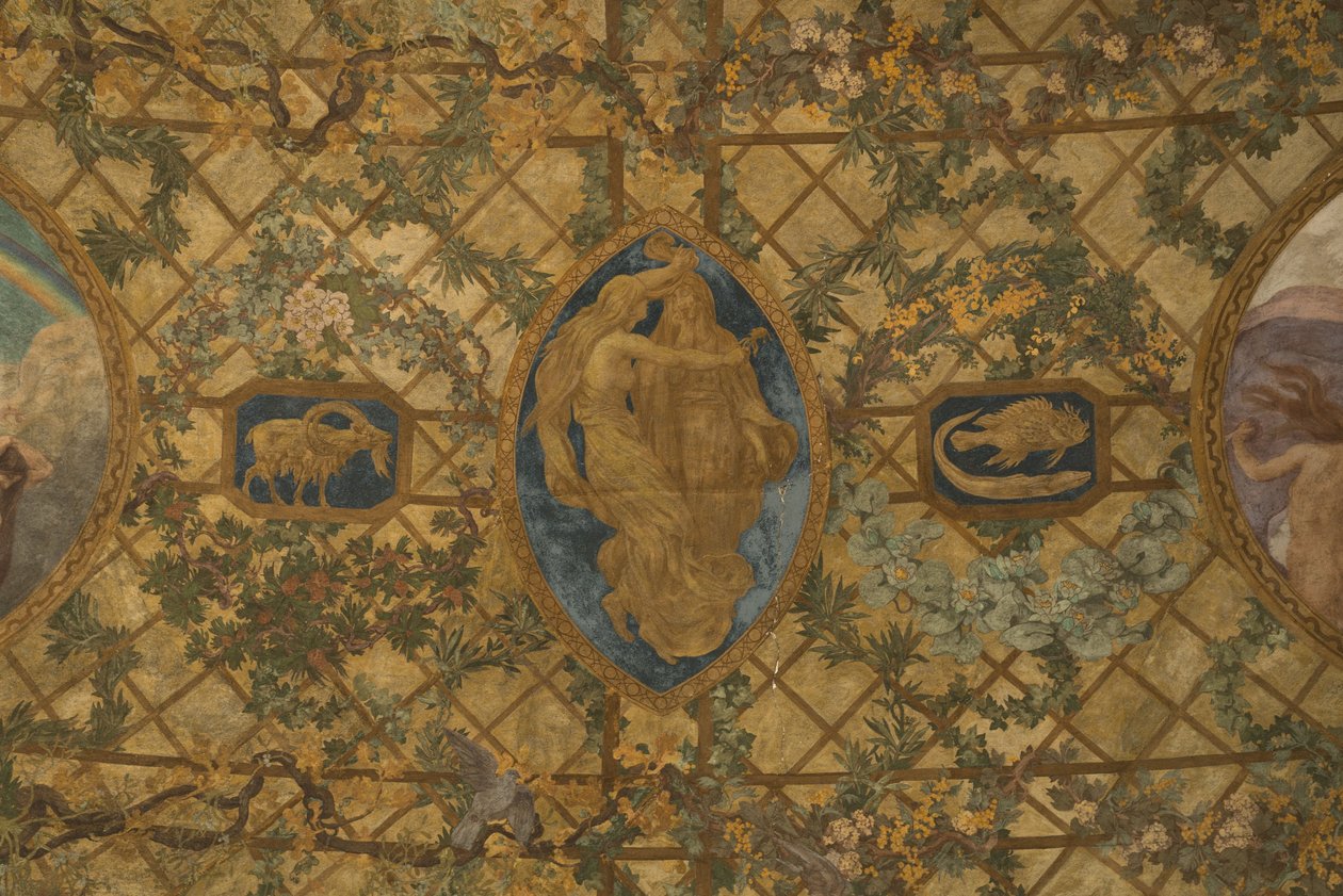 Godziny dnia i nocy: Le Rêve, między 1909 a 1910 rokiem (zestaw architektoniczny) autorstwa Paul Albert Baudouin