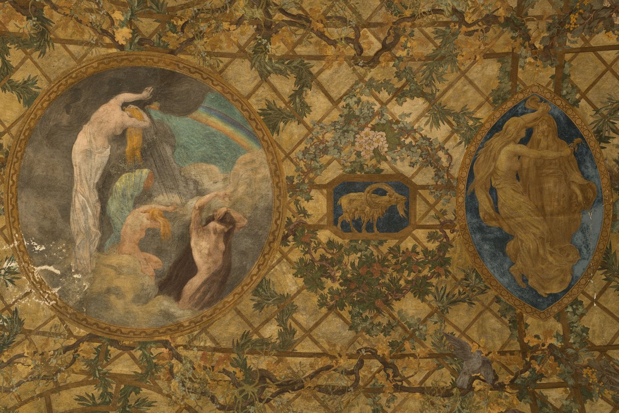 Miesiące kalendarza rewolucyjnego: Pluviôse, w latach 1909-1910 (wystrój architektoniczny) autorstwa Paul Albert Baudouin