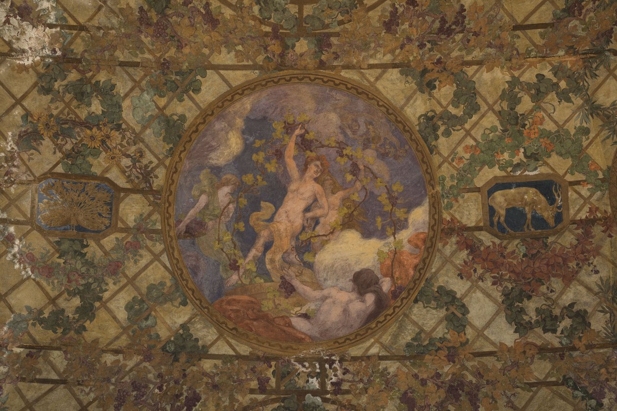 Miesiące kalendarza rewolucyjnego: Vendémiaire, w latach 1909-1910 (wystrój architektoniczny) autorstwa Paul Albert Baudouin