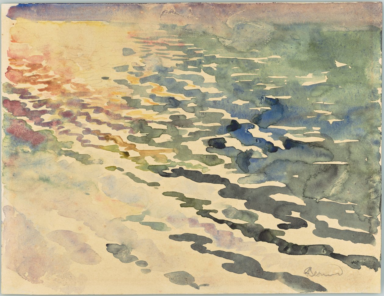 Badanie fal autorstwa Paul Albert Besnard