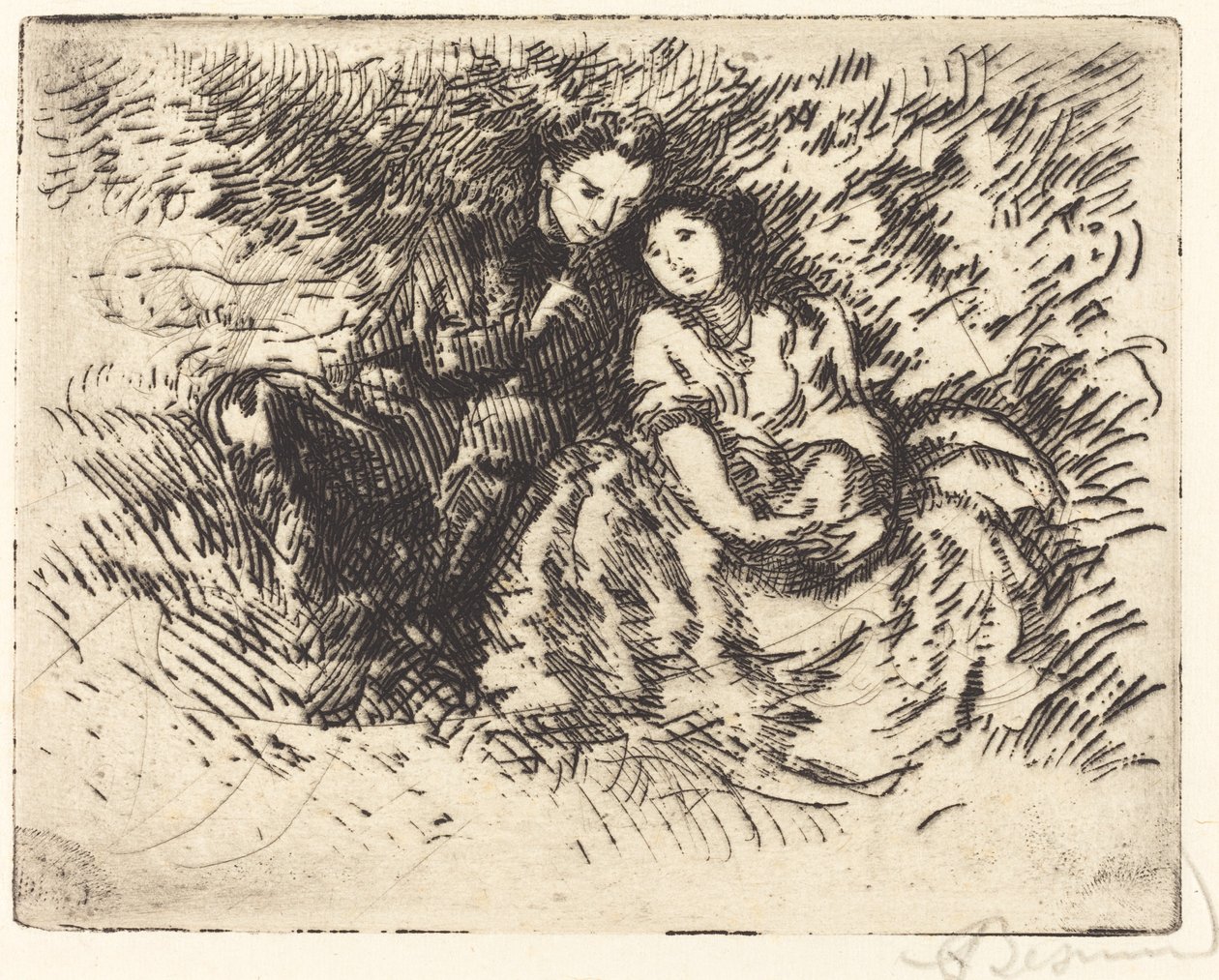 Rozmowa miłosna Rozmowa miłosna, 1913. autorstwa Paul Albert Besnard