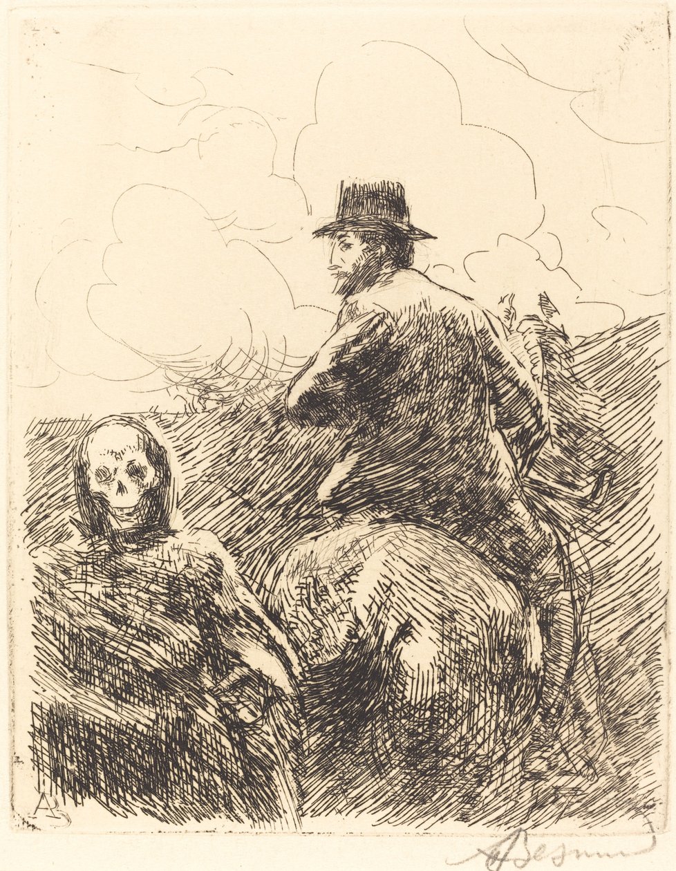 Niebezpieczeństwo przeszło Niebezpieczeństwo przepustka, 1900. autorstwa Paul Albert Besnard