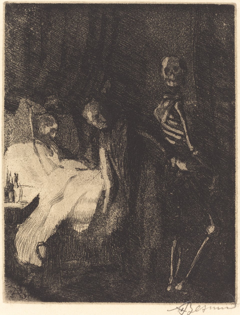 Naganne Naganne, 1900. autorstwa Paul Albert Besnard