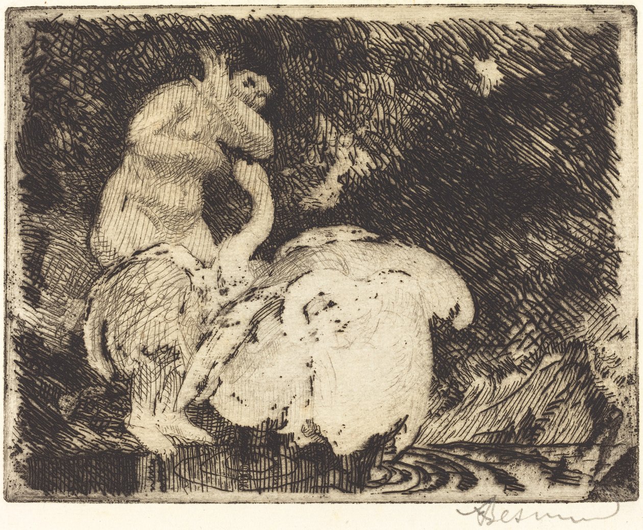 Kąpielisko Leda Kąpielisko Leda, 1913 r. autorstwa Paul Albert Besnard