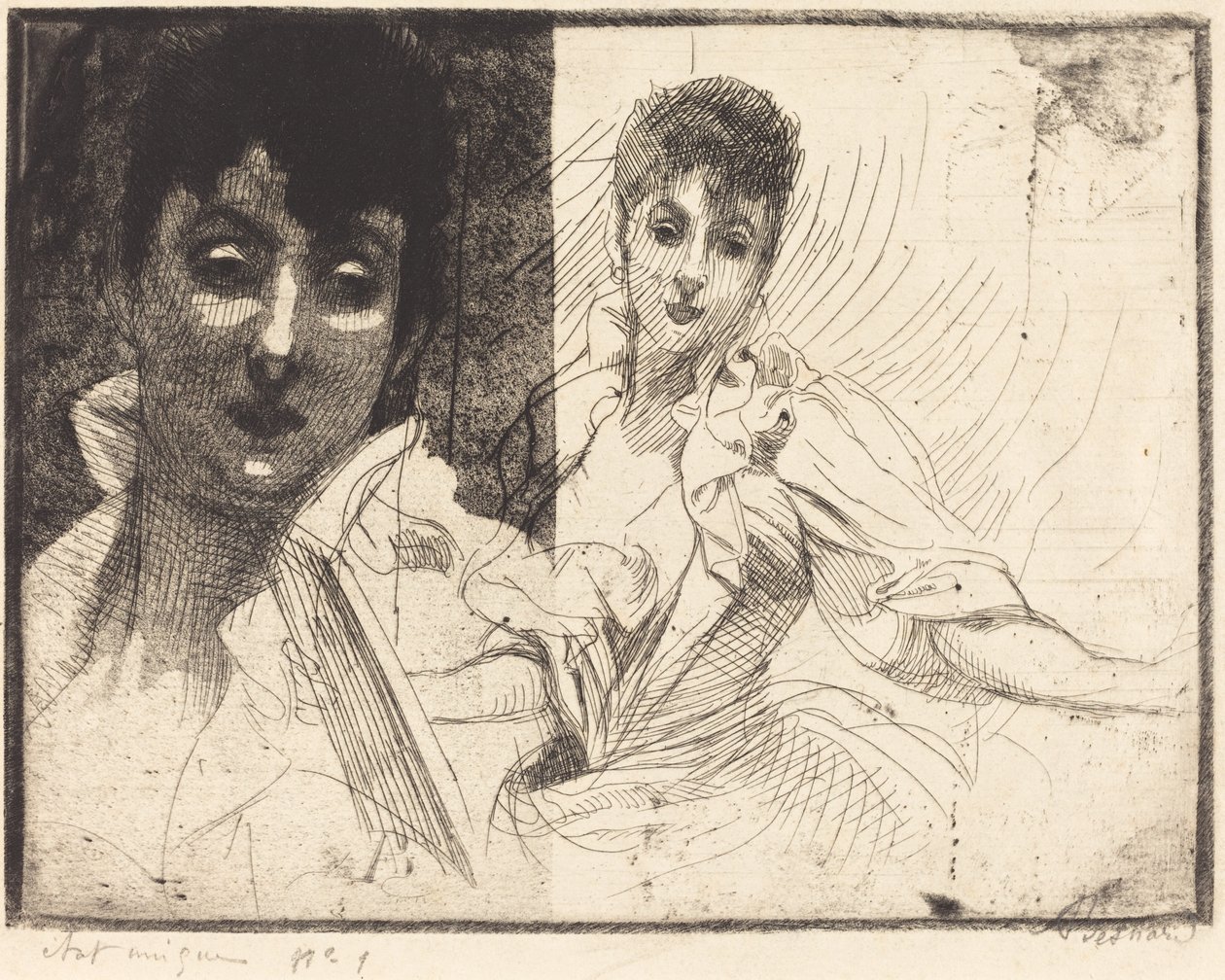 Madeleine Lemaire, 1900. autorstwa Paul Albert Besnard