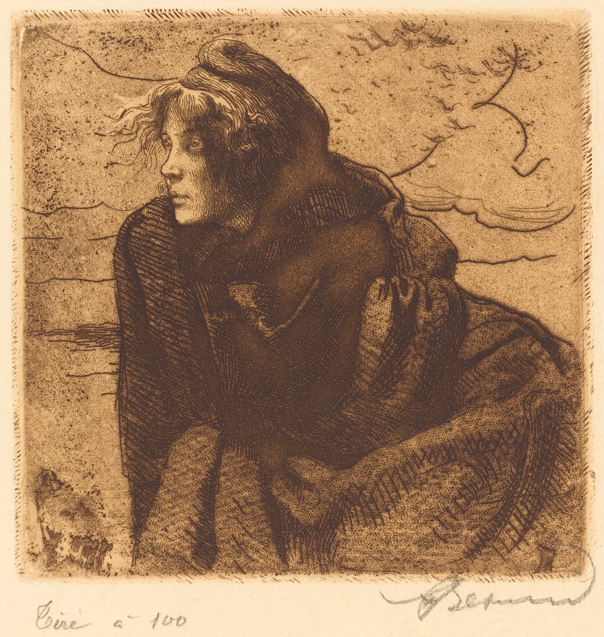 Melancholia Melancholia, 1888. autorstwa Paul Albert Besnard