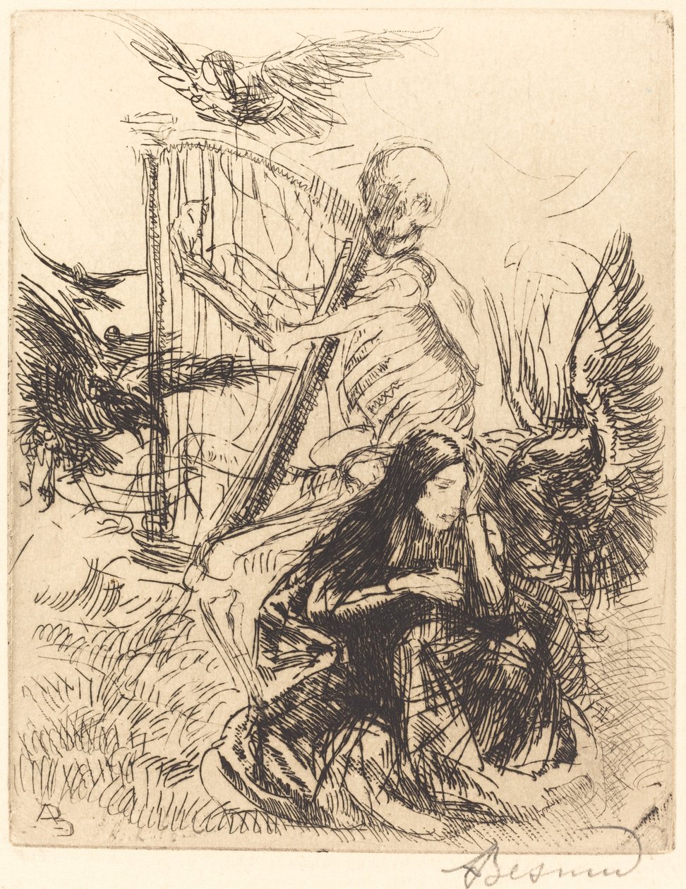 Muzyk Muzyk, 1900. autorstwa Paul Albert Besnard