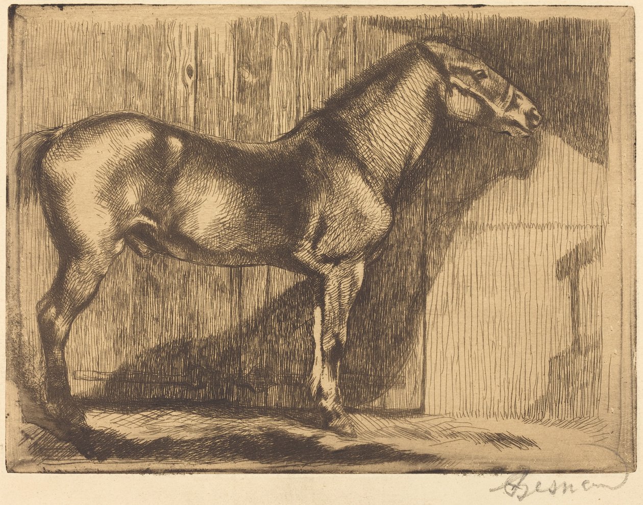 Kucyk Le poney, 1892. autorstwa Paul Albert Besnard