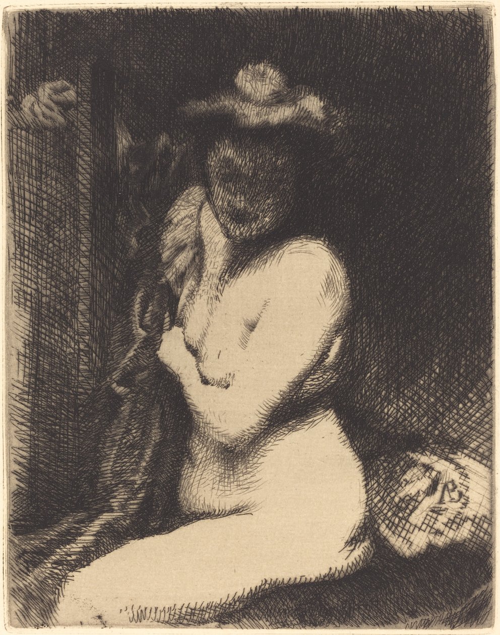 Kobieta przy toalecie La toilette, 1905. autorstwa Paul Albert Besnard