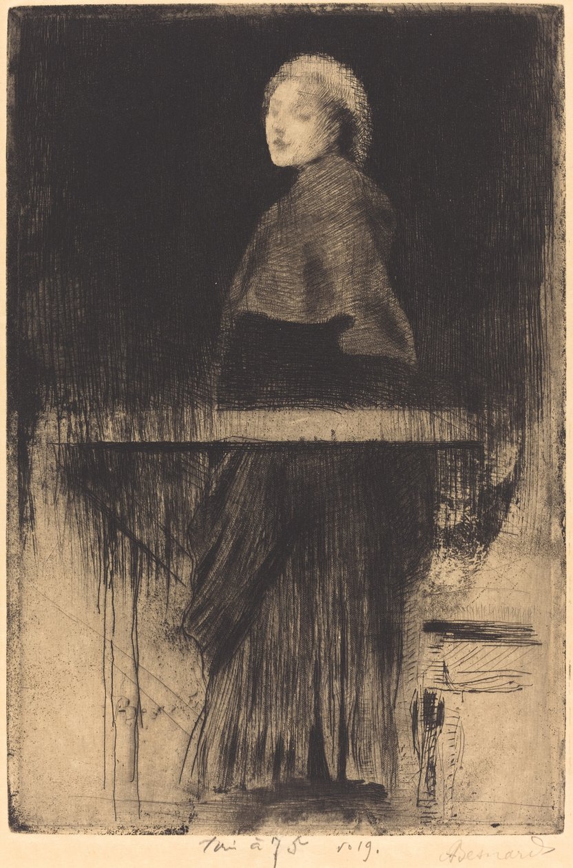 Kobieta w pelerynie La Femme a la Pelerine, 1889. autorstwa Paul Albert Besnard