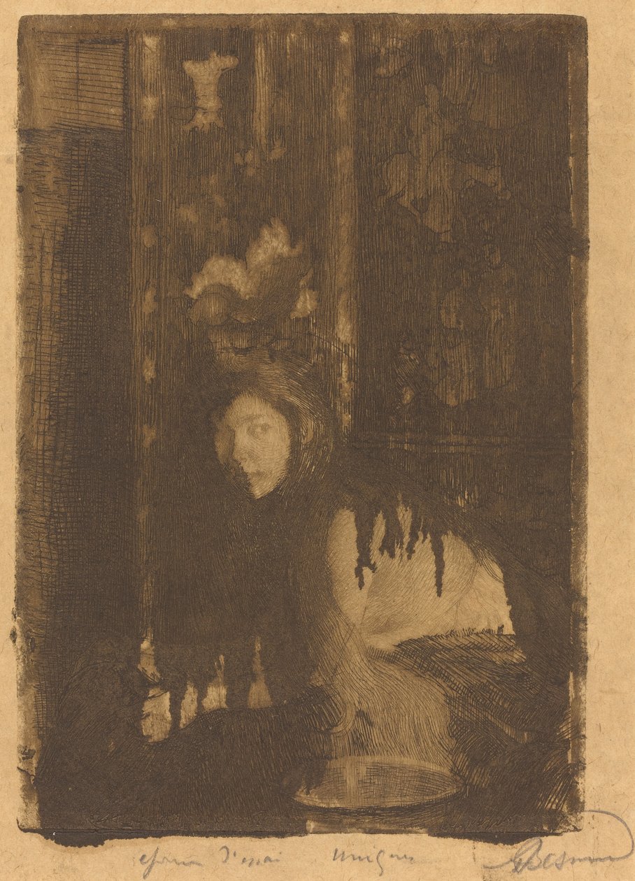 Kobieta z wazonem La femme au, 1894. autorstwa Paul Albert Besnard