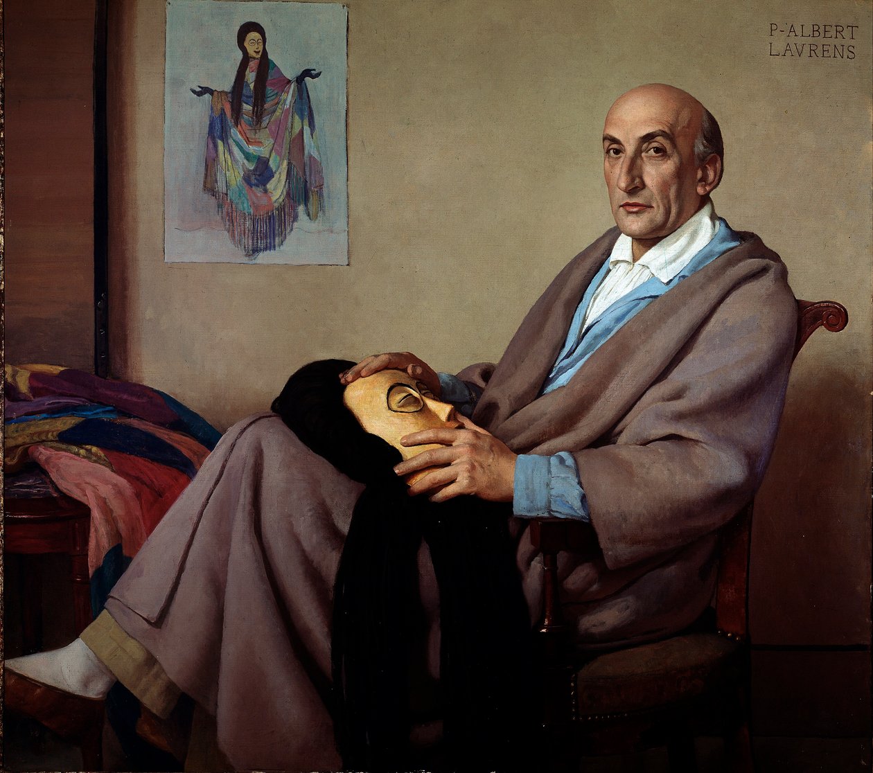 Portret reżysera i człowieka teatru Jacquesa Copeau (1879-1949) autorstwa Paul Albert Laurens
