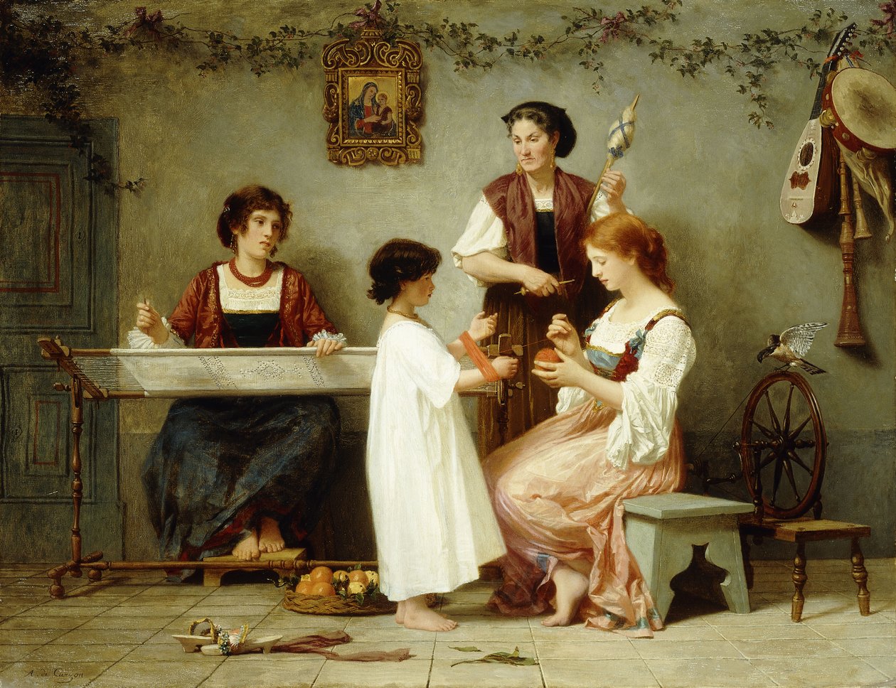 Popołudniowe rozrywki, autorstwa Paul Alfred de Curzon