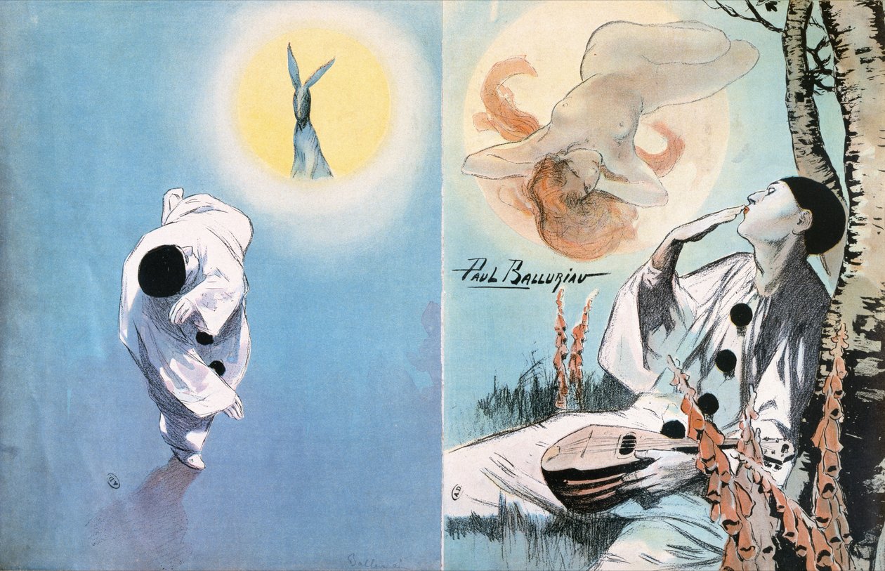 Pierrot, ok.1900 autorstwa Paul Balluriau