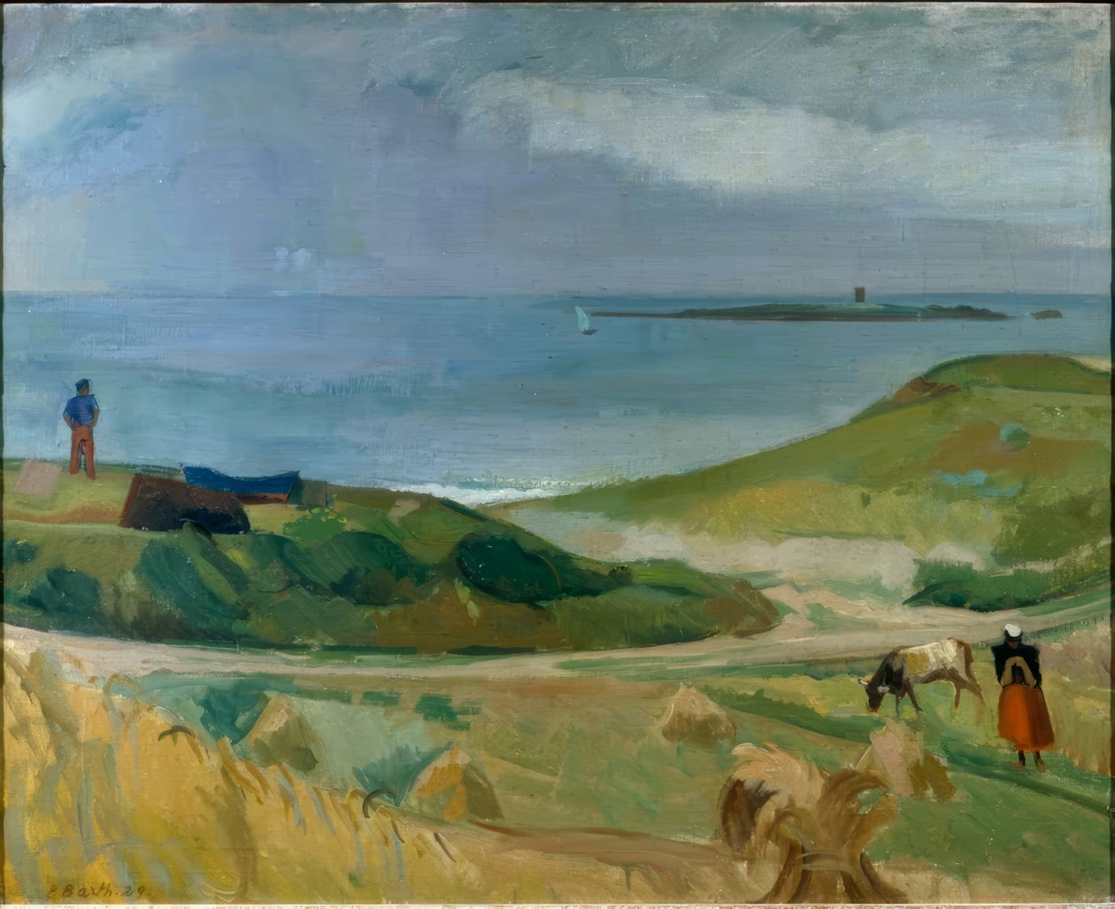 Wyspa Porquerolles autorstwa Paul Basilius Barth