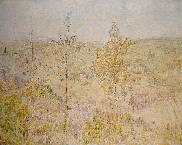 Toskański pejzaż wiosenny (olej na płótnie) 265397kanische Fruehlingslandschaft; autorstwa Paul Baum